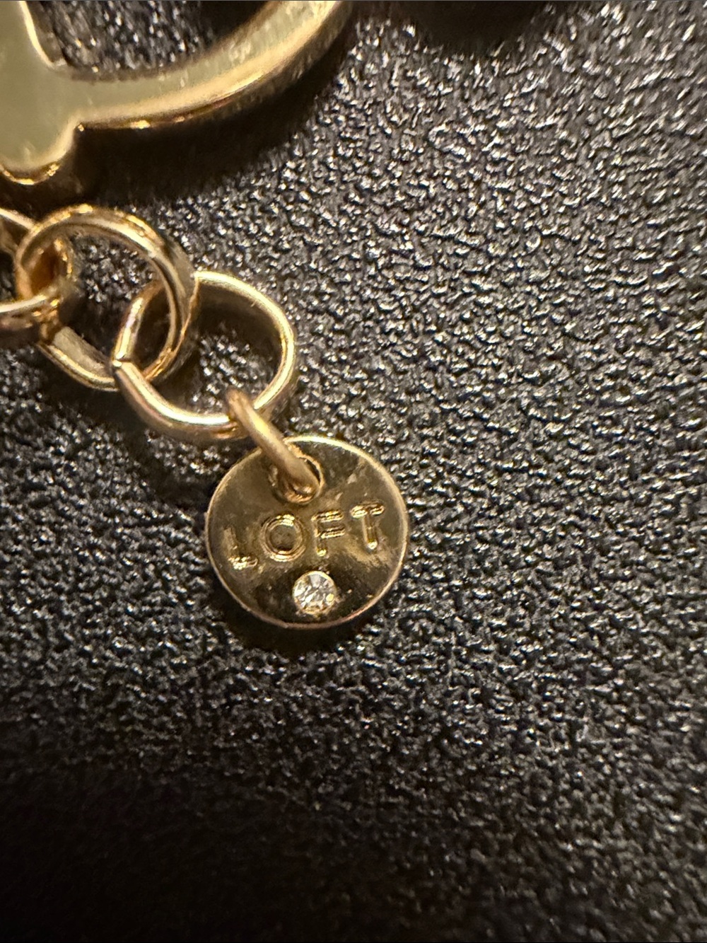 LOFT Gold-Tone Bracelet with Pale Blue and Mint Stones - Picture 3 of 3